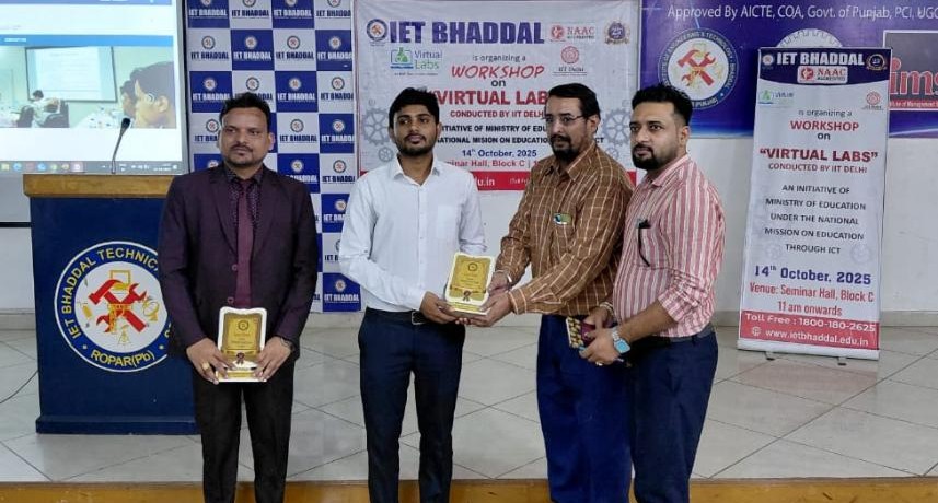 Workshop on Virtual Lab by IIT Delhi